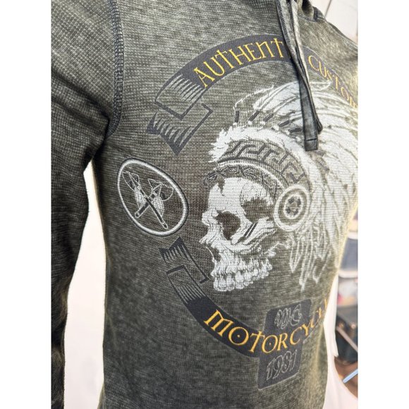 HELIX Printed Long Sleeve Thin Shirt Hoodie Mens Sz Small - Picture 12 of 16